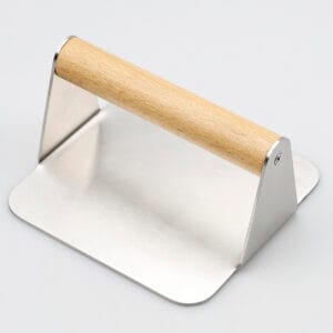 Stainless Steel Hamburger Press Square Burger Smasher