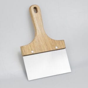 Griddle cleaning scraper