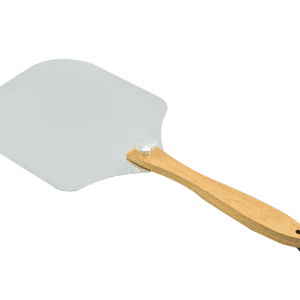 Aluminum 12*14 Inch Pizza Peel with Detachable Rubber Wood Handle