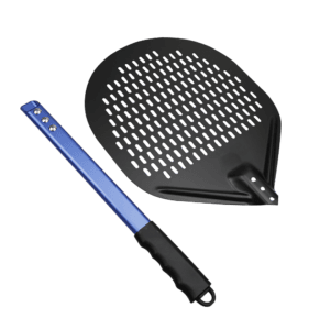 Pizza Peel with 12" Aluminum Round Pizza Paddle Pizza Oven Accessories