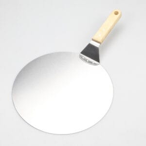 Stainless Steel Round 10 /12 Inch Pizza Peel with Comfortable Wood Handle