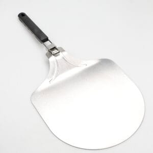 Stainless steel 12 inch pizza peel with foldable handle