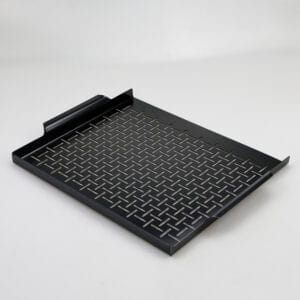 Non-Stick Grilling Plancha Outdoor BBQ Grill Pan with Black Coating