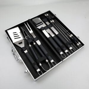 Premium 10PCS Grill Accessories Outdoor Grill Utensils Set Stainless Steel BBQ Tools