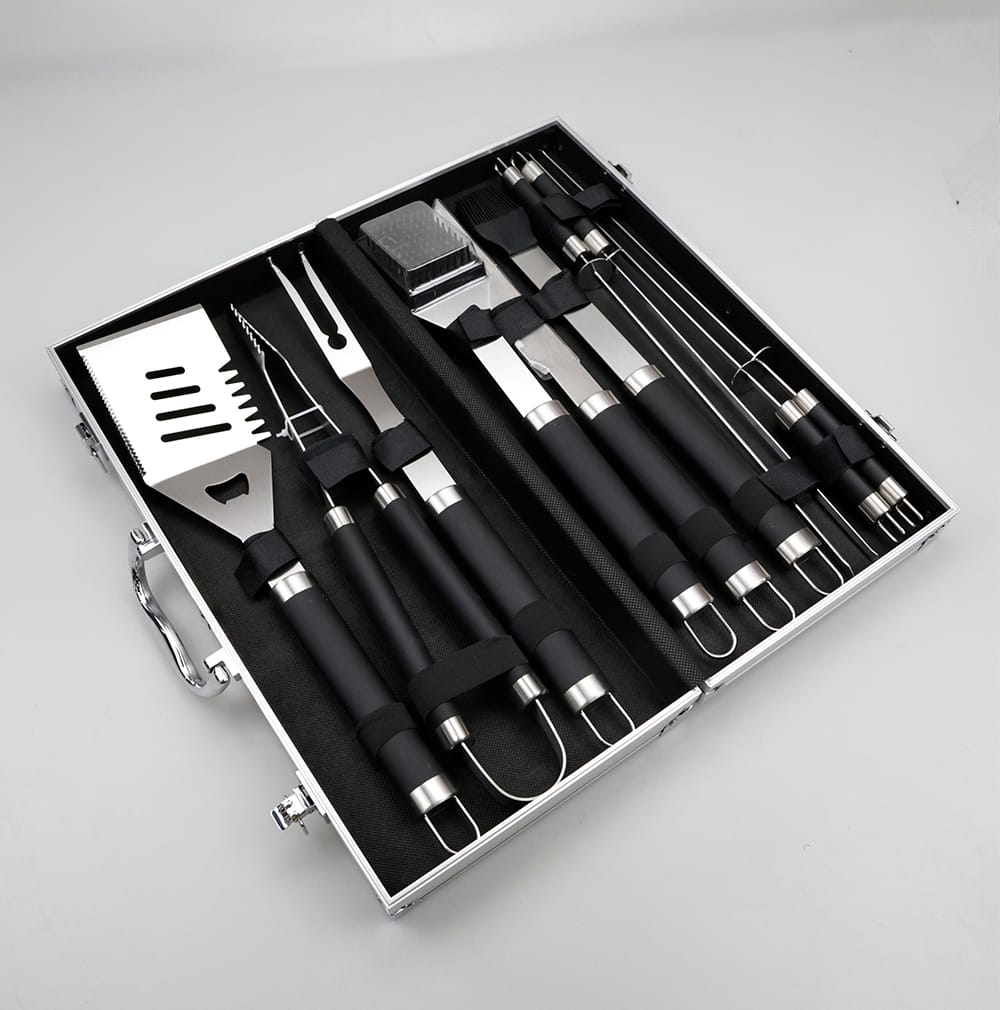 Premium 10PCS Grill Accessories Outdoor Grill Utensils Set Stainless Steel BBQ Tools