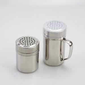 Stainless Steel Spice Shaker Set with and without Handle for BBQ and Kitchen Seasoning