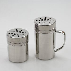 Stainless Steel Dredge Shaker Set with Different Styles for Cooking and Grilling