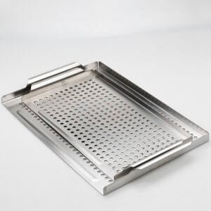Stainless Steel BBQ Grilling Pan Barbecue Plancha for Vegetables Meat Fish Shrimp Outdoor Grill