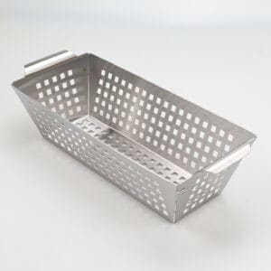 BBQ Grilling Accessories Stainless Steel Grill Topper Tray Vegetable Basket Grill Cooker