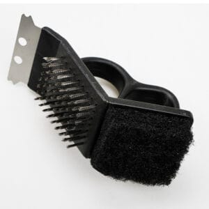Multi-function Stainless Steel Grill Cleaning Brush Polyester Sponge