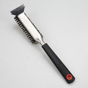 15 Inch Stainless Steel Grill Cleaning Bristle Brush with Scraper BBQ Grill Accessories
