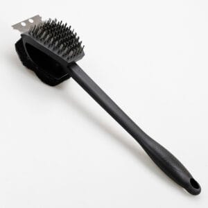 3 In 1 Long Handle BBQ Grill Brush With Scraper Sponge