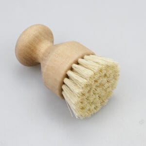 Short Wooden Handle Sisal Dish Scrub Brush