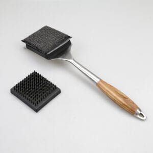 Hot Sale Stainless Steel Kitchen Bristles Cleaning Brush Cooking Tool Barbecue Scraper Net BBQ Grill Brush
