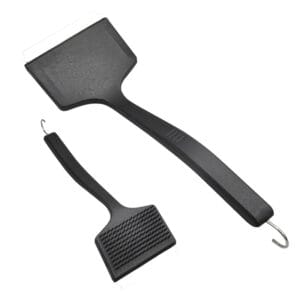 Large Stainless Steel BBQ Cleaning Brush with Plastic Handle Classical Style Cleaning Tool for Grilling and Baking