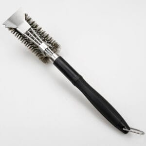 Detachable Handle 2 in 1 Stainless Steel Grill Brush and Scraper Essential BBQ Tool for Outdoor Barbecue Grill