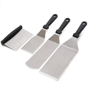 4piece Tools & Accessories for Flat Top Grill