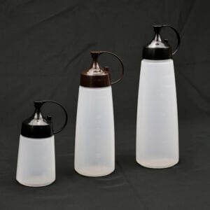 Kitchen Custom Refillable Sauce Dispenser Plastic Bottle for Ketchup Jam Squirt Squeeze Bottle with Cap