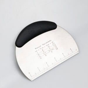 Stainless Steel Dough Scraper with Measuring Scale