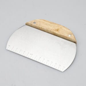 Dough Bench Pizza Cutter Scraper with Measuring Scale Flour Knife