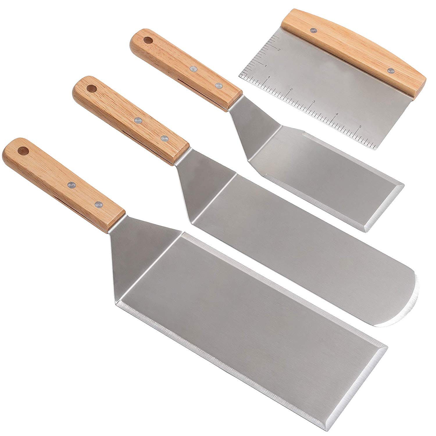 Stainless Steel Metal Spatula Set