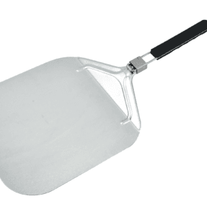Pizza Peel Metal Pizza Spatula Paddle with Foldable Handle for Oven and Grill Stone - Long Folding Handle
