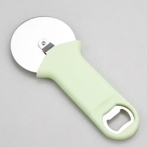 Pizza Cutter Wheel with Bottle Opener,Pizza Slicer with Non-Slip Handle