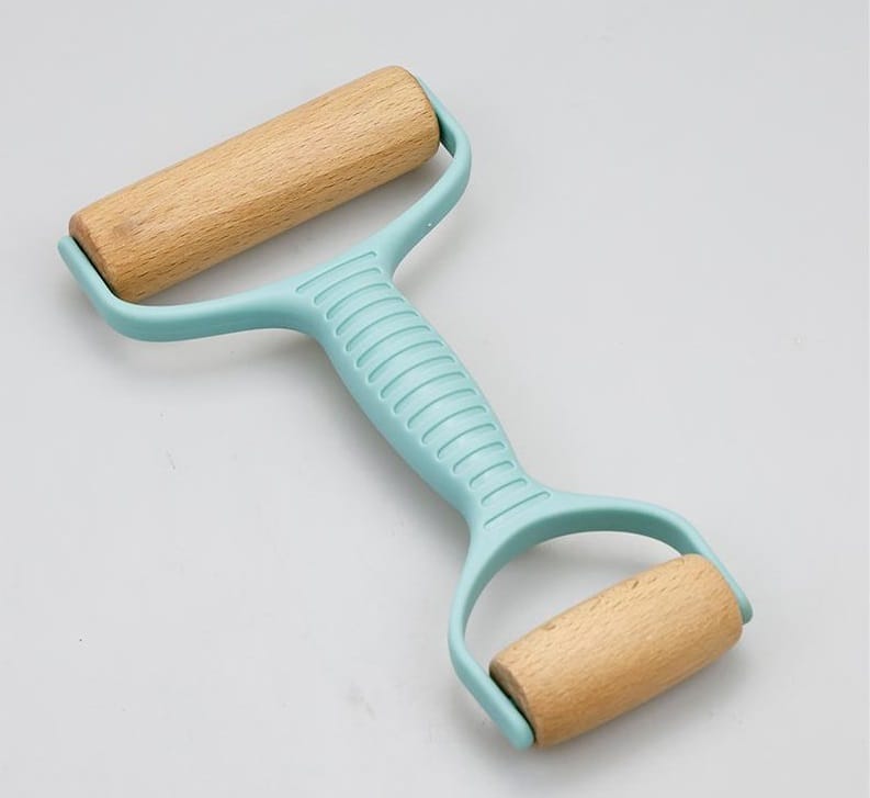 Pizza Dough Roller, Wooden Pasta Rolling Pins Dough Baker Roller Set for Home Kitchen Baking Cooking