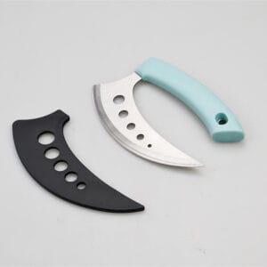 Stainless Steel Rocking Pizza Slicer with Safety Guard