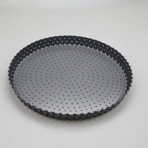 Non-Stick Perforated Tart Pan with Fluted Edge