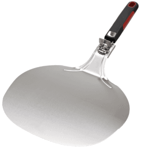 12.6 Inch Stainless Steel Metal Pizza Paddle with Folding TPR Handle